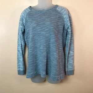 Champion Gray Knit Lightweight Long Sleeve Pullover Women M